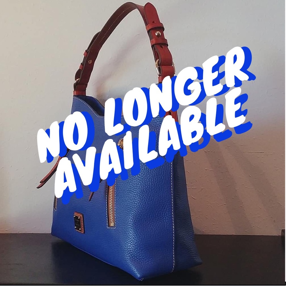 NEW! Dooney & Bourke French Blue Cooper Hobo Bag! - Picture 1 of 8